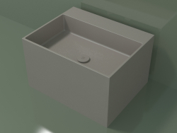 Lavabo da appoggio (01UN32302, Clay C37, L 60, P 48, H 36 cm)