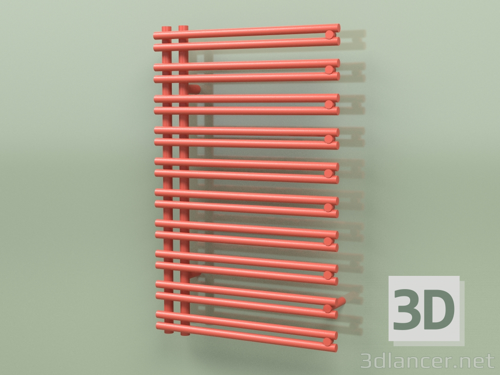 3d model Heated towel rail - Ratea (800 x 500, RAL - 2002) - preview