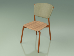 Chaise 020 (Métal Rouille, Olive)