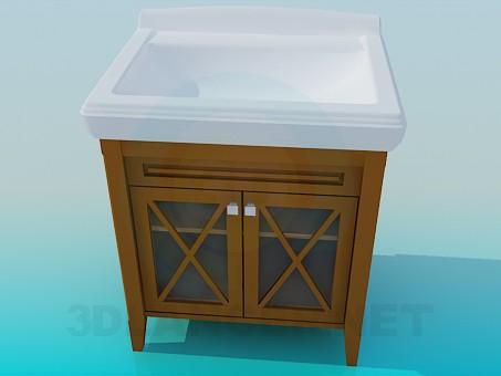 3D modeli Büyük lavabo - önizleme