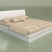 Modelo 3d Cama de casal Mn 2018-1 (Branco) - preview