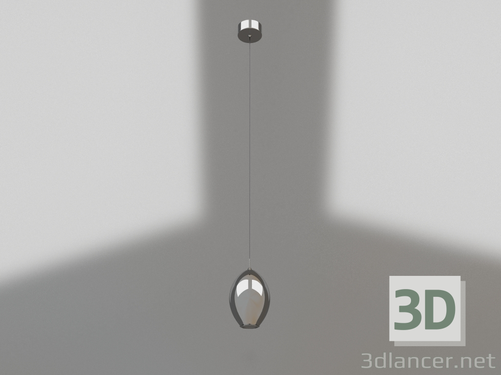 3d model Pendant meteorite chrome (08028) - preview