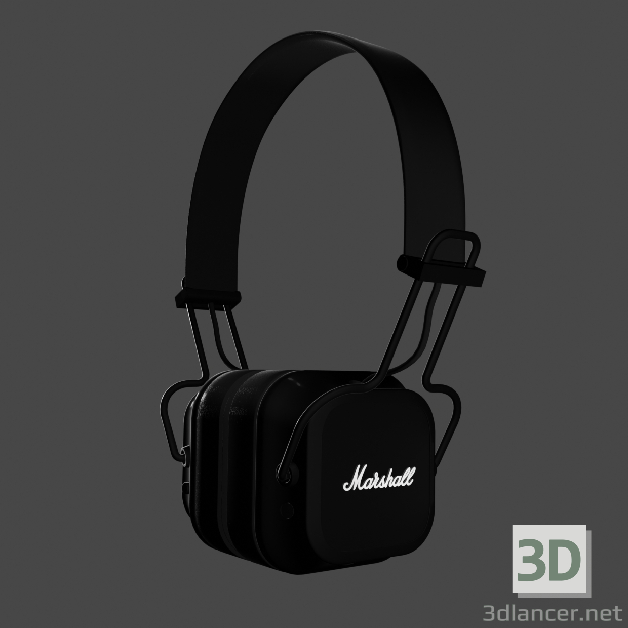 modèle 3D Casque sans fil Marshall - preview