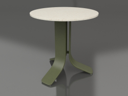 Table basse Ø50 (Vert olive, DEKTON Danae)