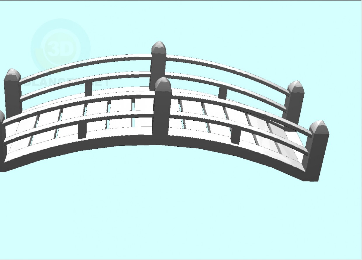 Modelo 3d Ponte - preview