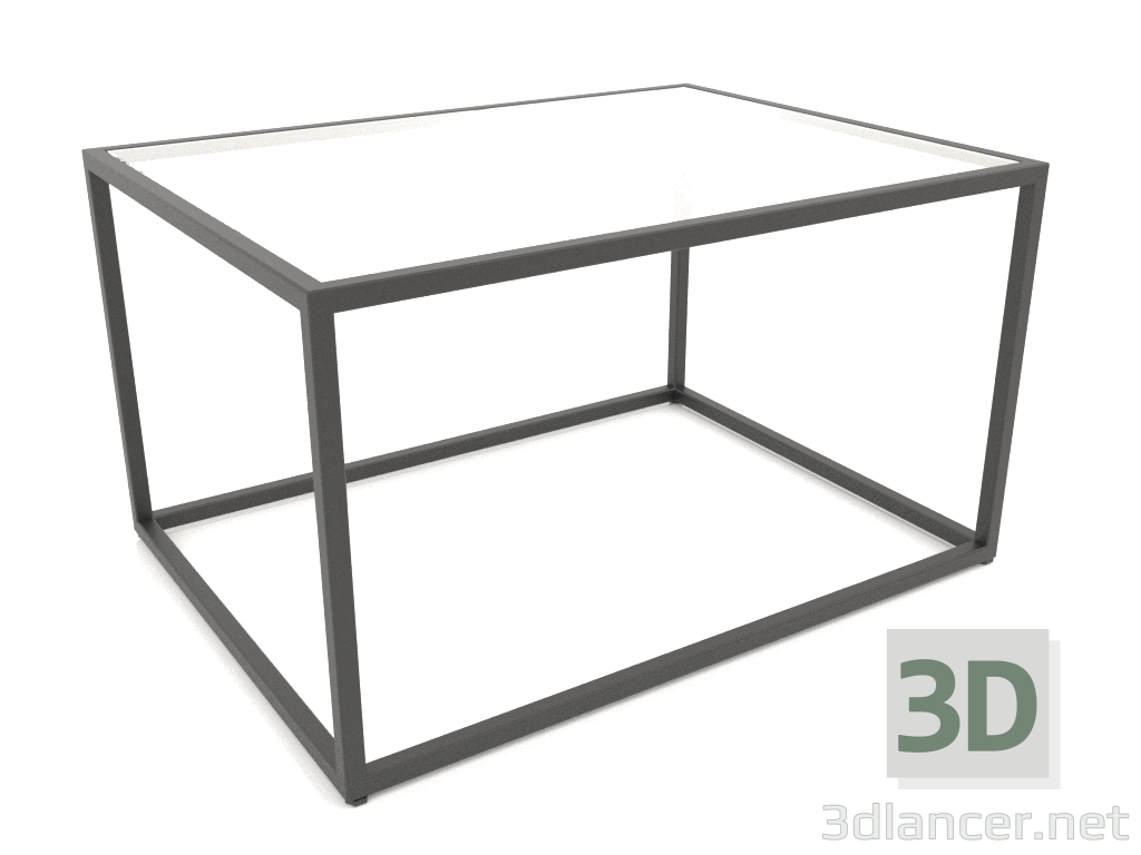 3d model Mesa de centro rectangular (VIDRIO, 80X60X50) - vista previa