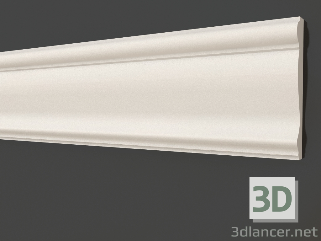 3d model Plaster molding LG 077 1 (125x25) - preview