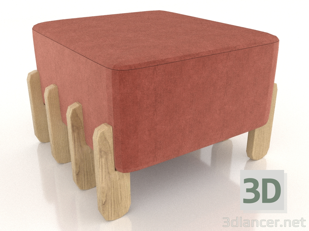 3d model Puf CANGREJO (opción 4) - vista previa