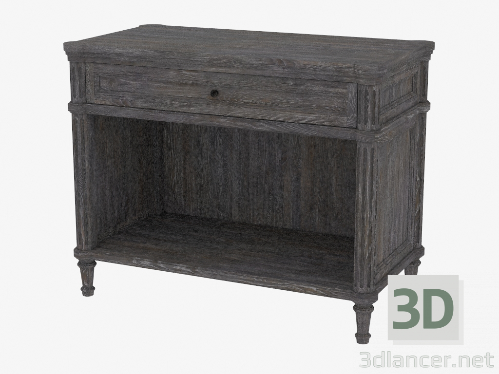 3d модель Стол прикроватный ALDEN BEDSIDE TABLE (8850.1130) – превью