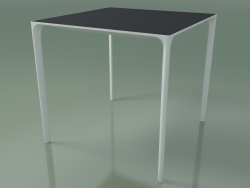 Table carrée 0800 (H 74 - 79x79 cm, stratifié Fenix F06, V12)