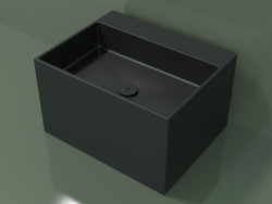 Lavabo da appoggio (01UN32302, Deep Nocturne C38, L 60, P 48, H 36 cm)