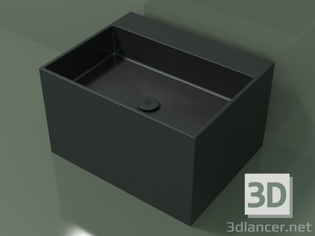 3d model Countertop washbasin (01UN32302, Deep Nocturne C38, L 60, P 48, H 36 cm) - preview