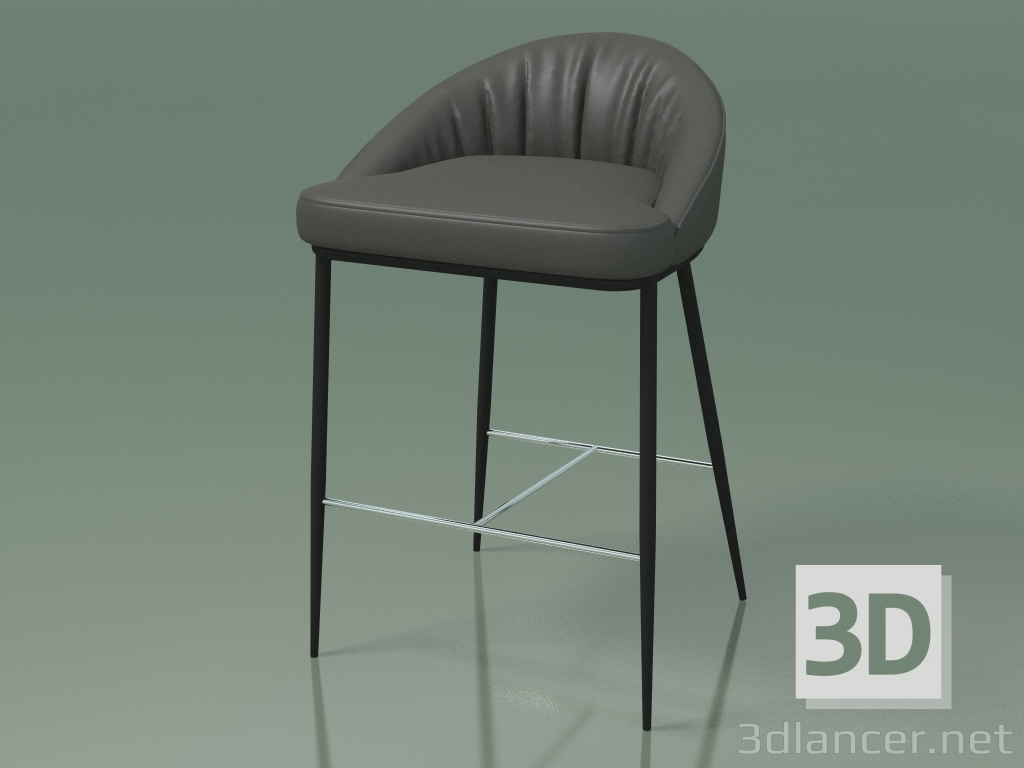 3d model Silla semi-bar Sheldon (112833, gris grafito) - vista previa