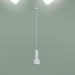 3d model Luminaria LED suspendida DLR033 (blanco-cromo) - vista previa