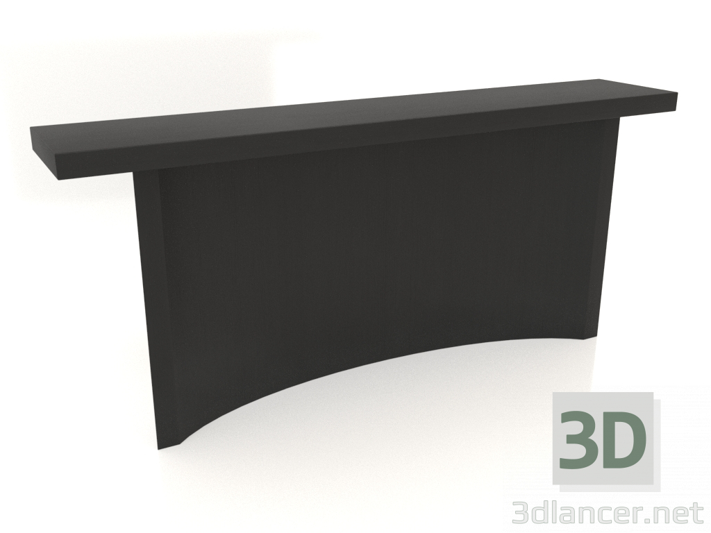 3d model Console KT 06 (1600x300x700, wood black) - preview