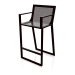 3d model High stool with a high back and armrests (Black) - preview