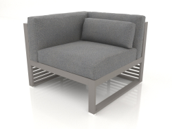 Modulares Sofa, Abschnitt 6 links (Quarzgrau)