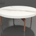 3d model Round coffee table Ø90x36 (Agate gray, DEKTON Aura) - preview