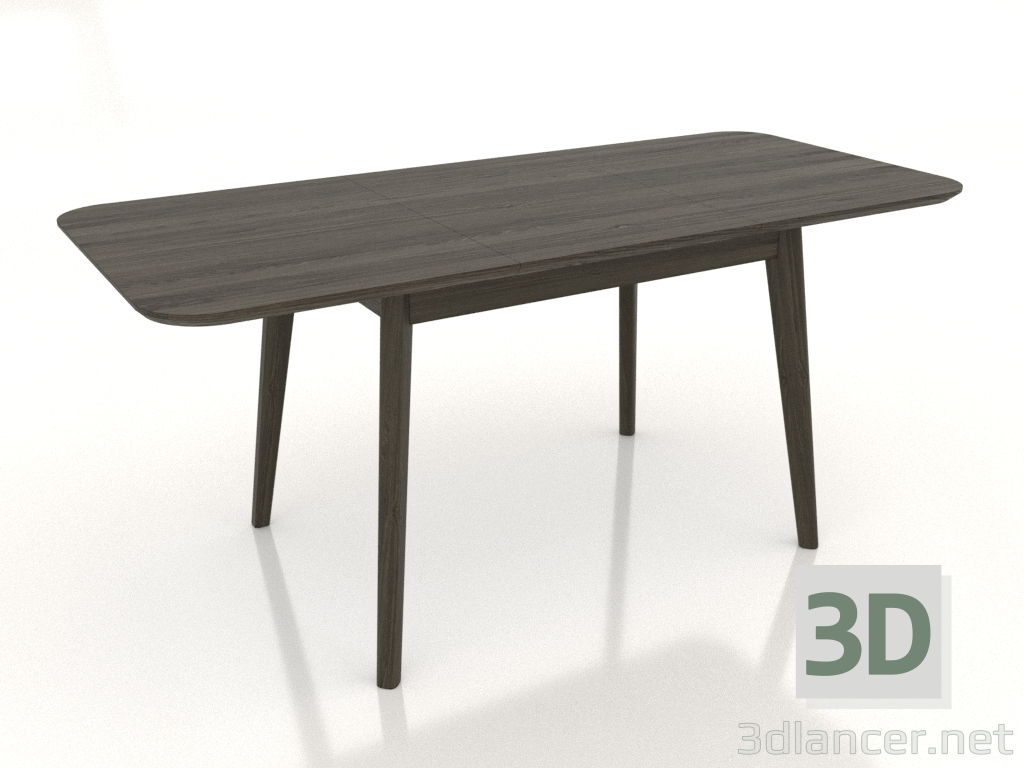 Modelo 3d Mesa de jantar TRANSFORM 1700x750 mm (freixo nogueira) - preview