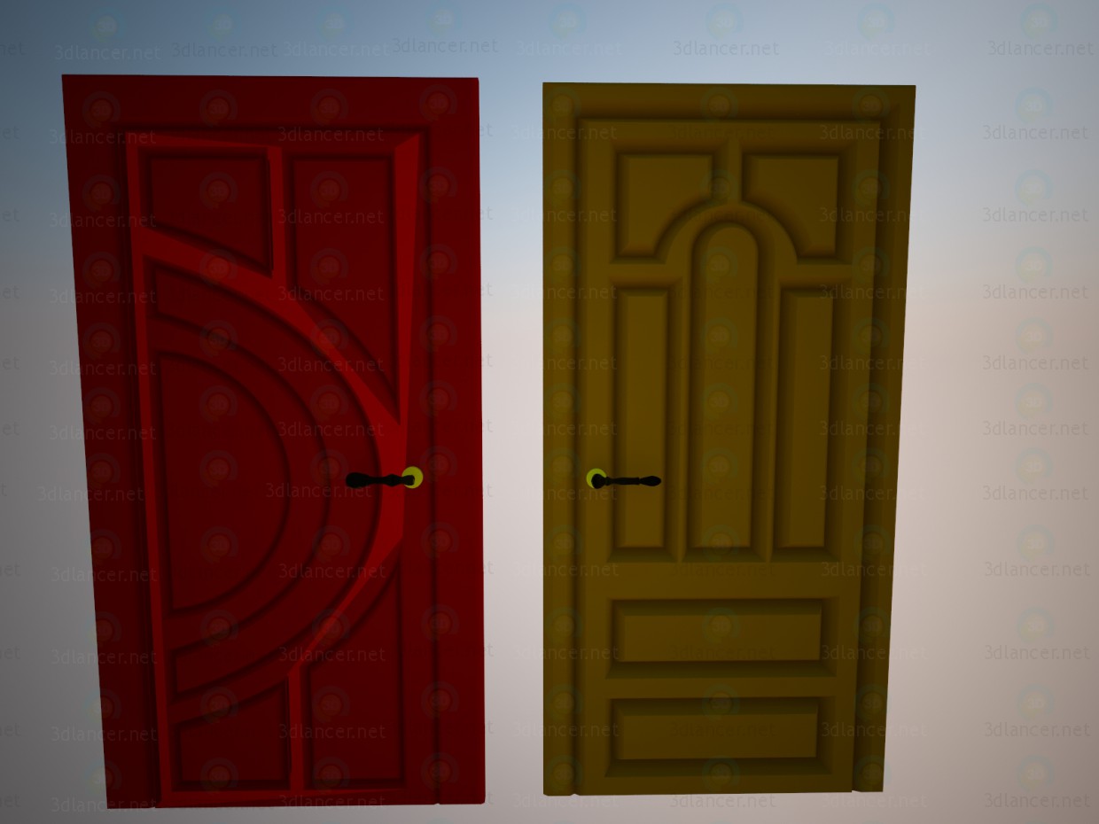 3d model Entrance doors Kommunar - preview