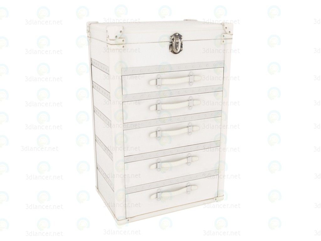 3d модель Комод с пятью ящиками Diva Maku UP 5 Drawers – превью