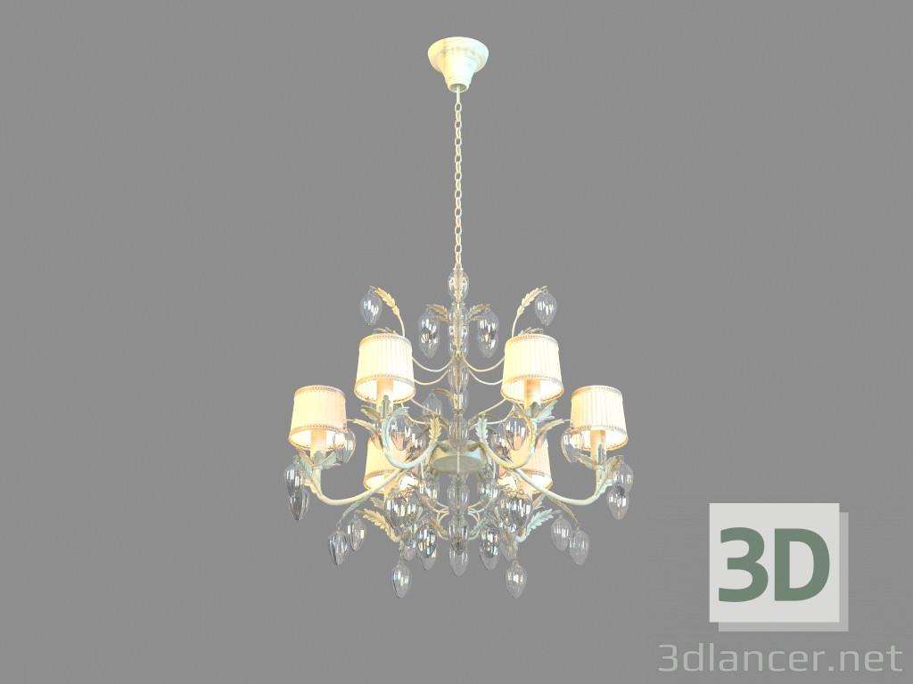 3d model Chandelier A1871LM-6WG - preview