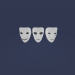 3d Theatrical masks model buy - render