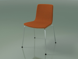 Silla 3934 (4 patas de metal, moldura frontal, roble)