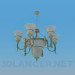 3d model Chandelier for a large conference room - preview