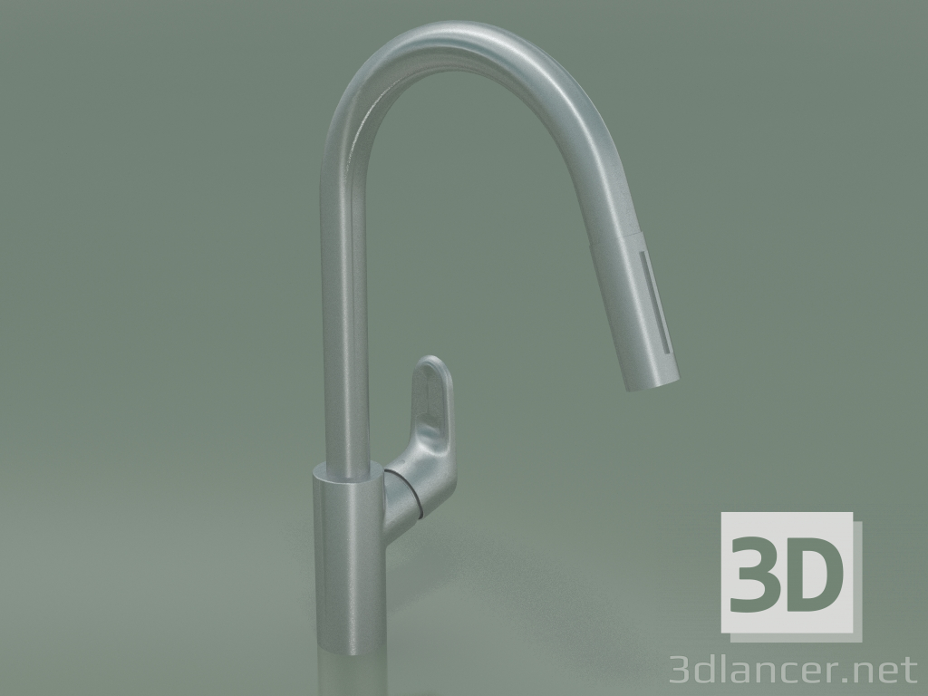 3d model Mezclador monomando de cocina (31815800) - vista previa