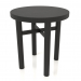 modèle 3D Tabouret (extrémité droite) JT 032 (D=400x430, bois noir) - preview