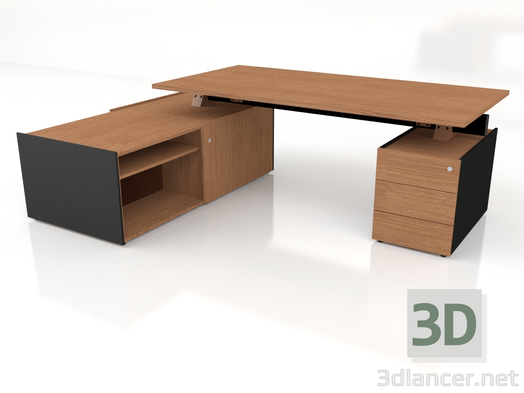 Modelo 3d Mesa de trabalho Viga Executive V38L (2344x1801) - preview