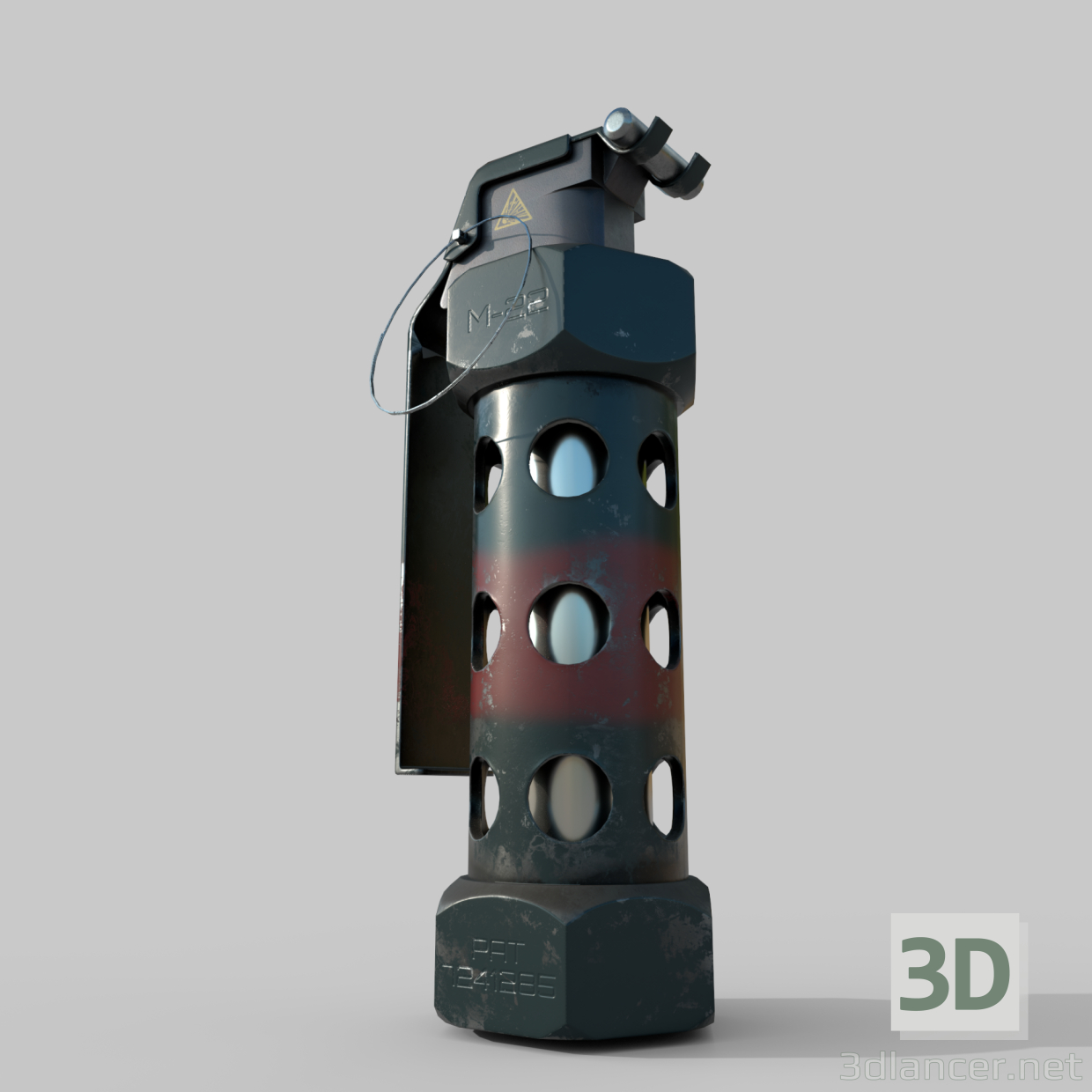 modèle 3D de Grenade M84 acheter - rendu