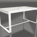 modèle 3D Table à manger 150 (DEKTON Aura, Blanc) - preview