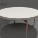 modèle 3D Table basse ronde Ø120 (Gris quartz, DEKTON Sirocco) - preview