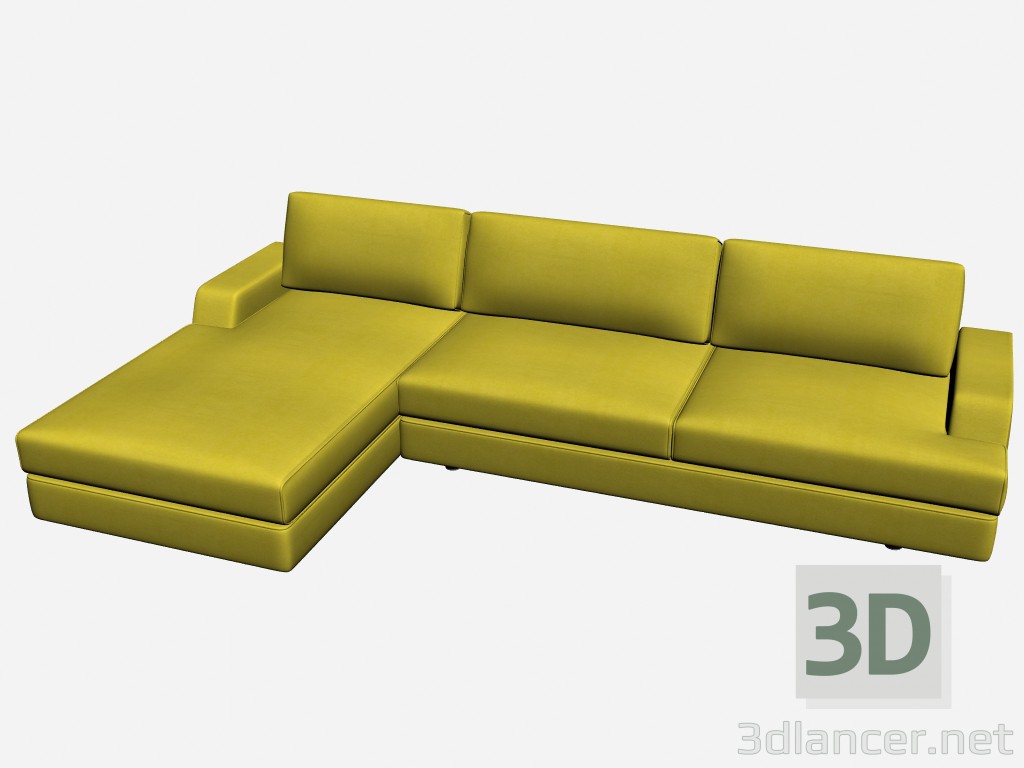 3d model Sofá visión 3 - vista previa