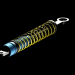 3d Shock Absorber model buy - render