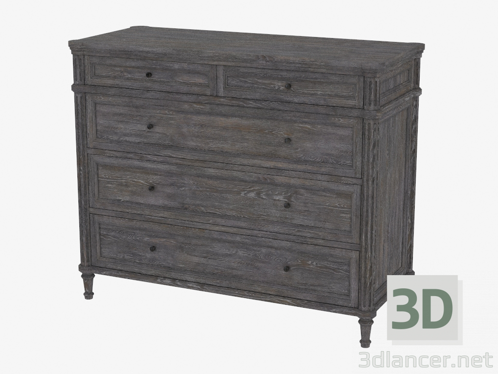 3d модель Комод ALDEN CHEST OF DRAWERS (8850.1128) – превью