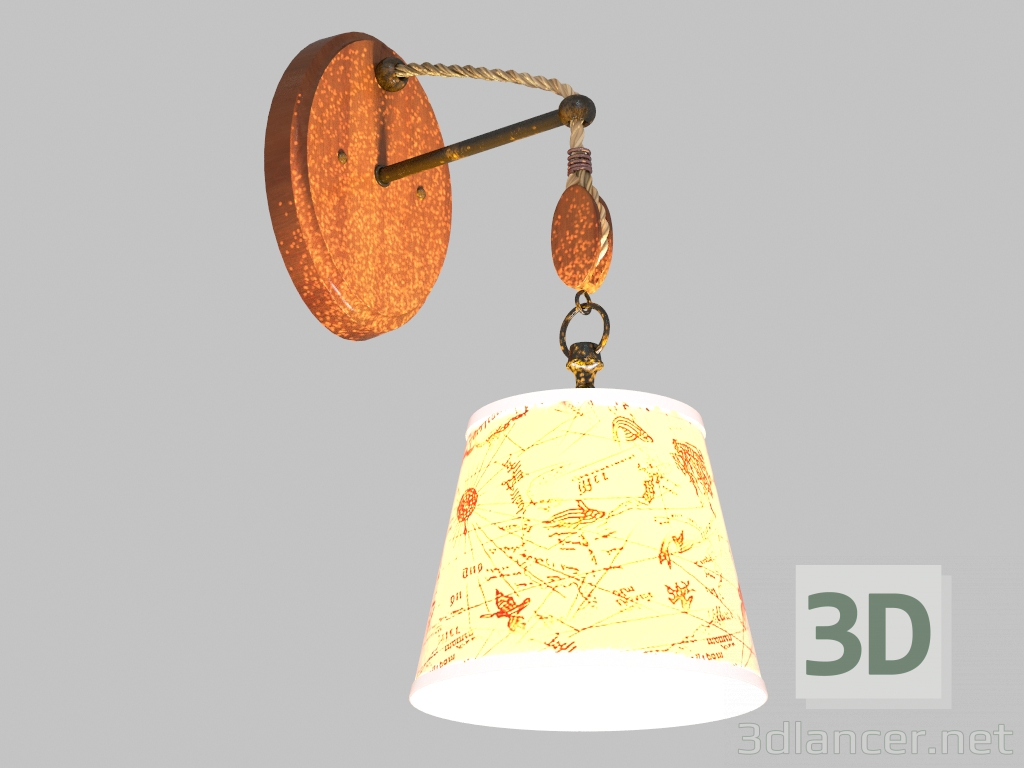 modello 3D Sconce Giro (1393-1W) - anteprima