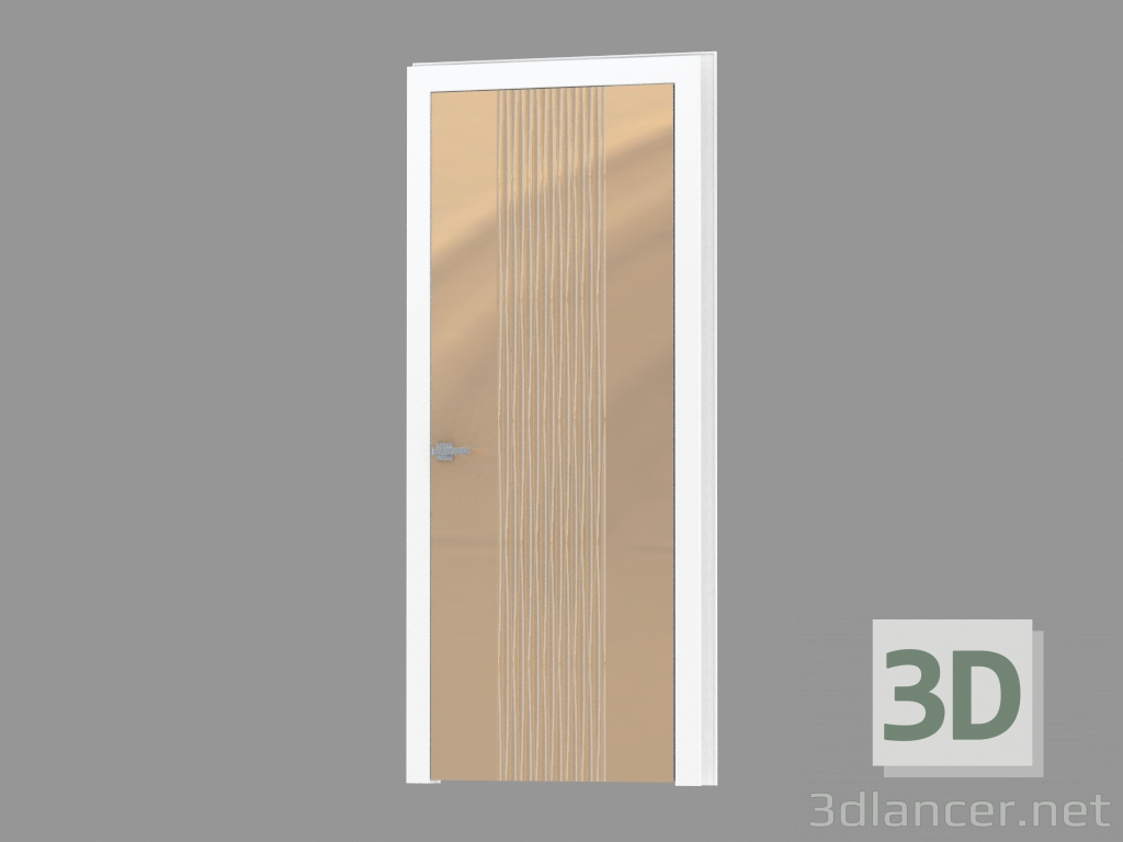 3d model Interroom door (79.22 WhiteBronz) - preview