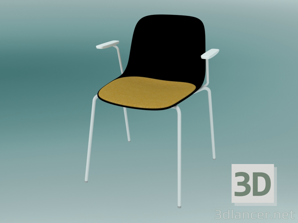 3d model Chair with armrests SEELA (S316) - preview