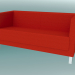 3D Modell Sofa 2,5 Sitzer, mit Beinen (VL2.5 H) - Vorschau