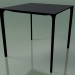 3d model Square table 0800 (H 74 - 79x79 cm, laminate Fenix F06, V39) - preview