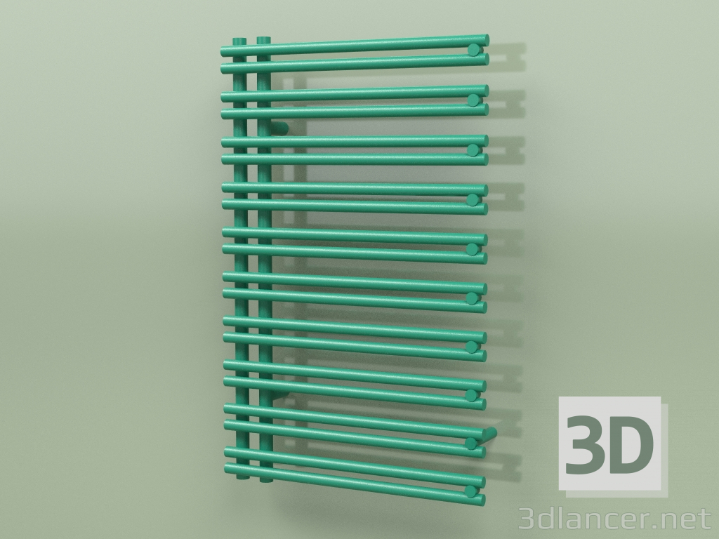 3d model Heated towel rail - Ratea (800 x 500, RAL - 6016) - preview