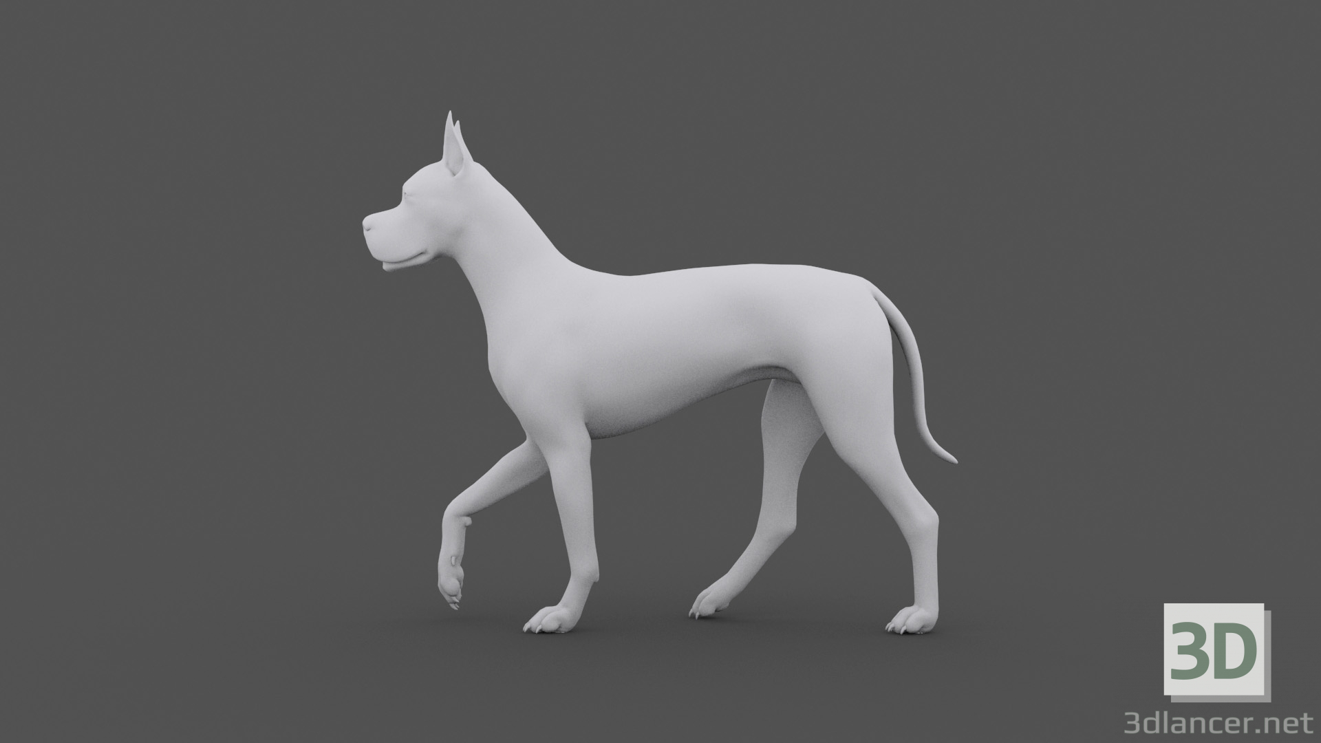 FDGD-001 Animationshund 3D-Modell kaufen - Rendern