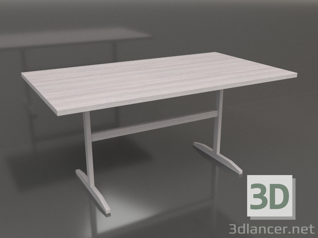 3D Modell Esstisch DT 12 (1600x900x750, Holz hell) - Vorschau