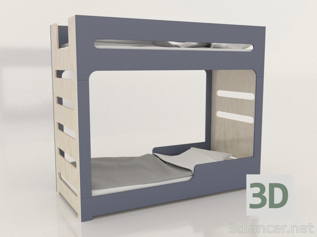 3D Modell Etagenbett MODE F (UIDFA1) - Vorschau