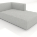 3d model Chaise longue (XL) 83x175 con reposabrazos a la derecha - vista previa