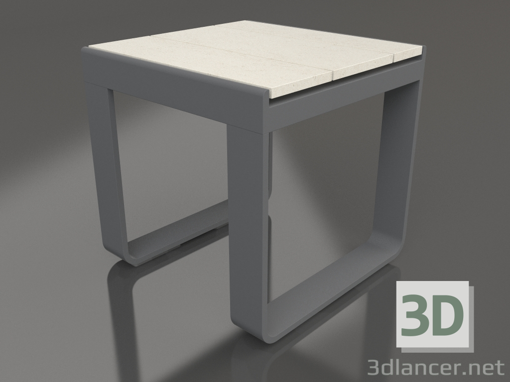 3d модель Кофейный столик 42 (DEKTON Danae, Anthracite) – превью