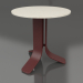 3d model Coffee table Ø50 (Wine red, DEKTON Danae) - preview